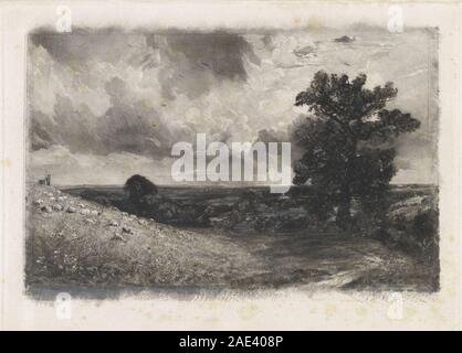 Noon; 1830date David Lucas after John Constable, Noon, 1830 Stock Photo