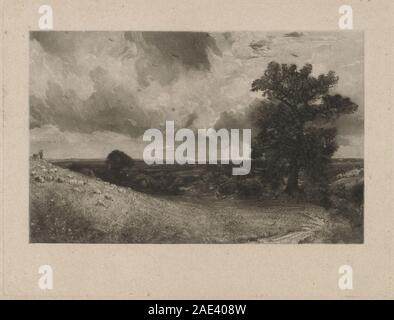 Noon; 1830date David Lucas after John Constable, Noon, 1830 Stock Photo
