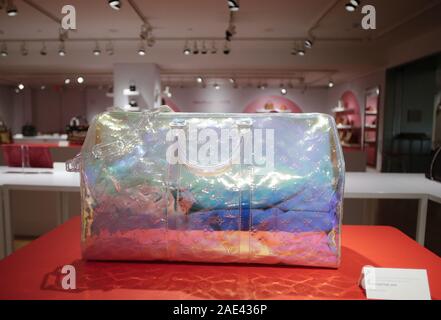 A Louis Vuitton bag is seen on display at Art Basel 2022 on Tuesday, Nov.  29, 2022, at Miami Beach Convention Center in Miami Beach. (Photo by Scott  Roth/Invision/AP Stock Photo - Alamy