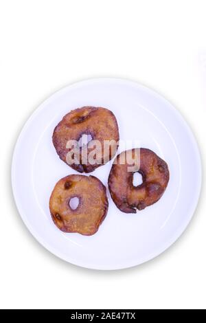 Homemade Adhirasam isolated on white with copy space Stock Photo