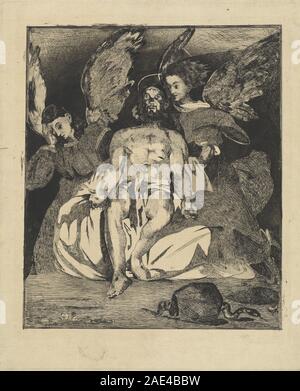 Edouard Manet - Dead Christ With Angels 1864 Stock Photo - Alamy