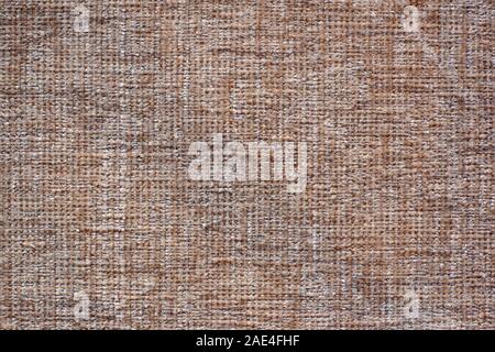 Color fabric texture. Soft brown fabric with woolen threads. Copy space Stock Photo