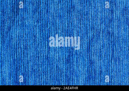 Color fabric texture. Soft blue fabric with vertical lines. Copy space Stock Photo