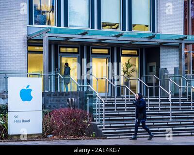 Apple R&D Lab Cambridge UK in Hills Road Cambridge UK Stock Photo