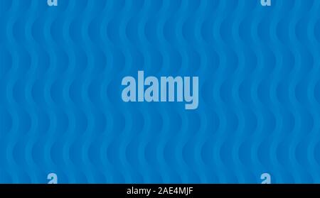 Abstract blue wavy background. Vector isometric pattern with copy space for business presentation or web design. Stock Vector