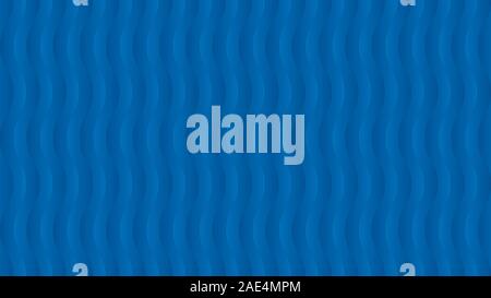 Abstract blue wavy background. Vector isometric pattern with copy space for business presentation or web design. Stock Vector