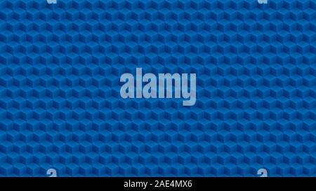 Abstract blue cubes pattern. Vector isometric pattern with copy space for business presentation or web design. Stock Vector