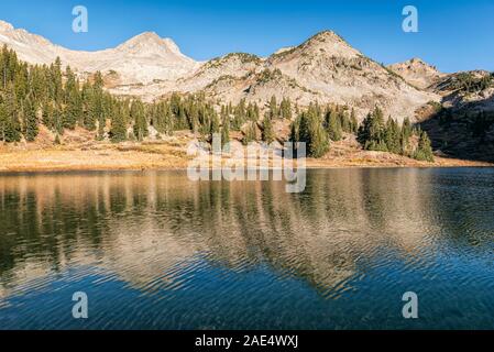 Copper Lake in the Maroon Bells-Snowmass Wilderness Stock Photo