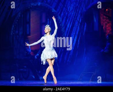 Edinburgh, Scotland, UK. 6th December 2019. Scottish Ballet's production of The Snow Queen during dress rehearsal at the Festival Theatre in Edinburgh. Inspired by Hans Christian Andersen's fairy tale, the ballet is set to the music of Rimsky-Korsakov and performed by the Scottish Ballet Orchestra. Choreographer is Christopher Hampson and Designer is Lez Brotherston. Iain Masterton/Alamy Live News Stock Photo