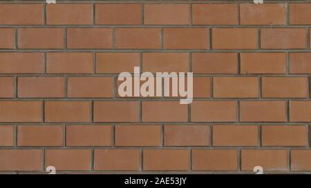 Background texture of red clay bricks. Stock Photo
