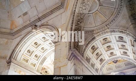 Ornate and decorative entrance to the Semper Gallery Building wing of Zwinger Altstadt Dresden Saxony Germany. Stock Photo