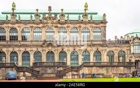 Gemäldegalerie Alte Meister, Old Masters Picture Gallery museum in Zwinger Altstadt Dresden Saxony Germany. Stock Photo