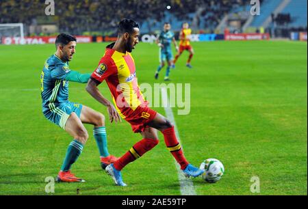 Rades Tunis 6th Dec 2019 Anis Badri 8 Of Est Who Gets A Foul Penalty By Amir Belaili 25 During The Match Est Tunisia Vs Kabylie Sports Youth Algeria Caf Champions League