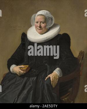 Portrait of an Elderly Lady; 1633date Frans Hals, Portrait of an Elderly Lady, 1633 Stock Photo