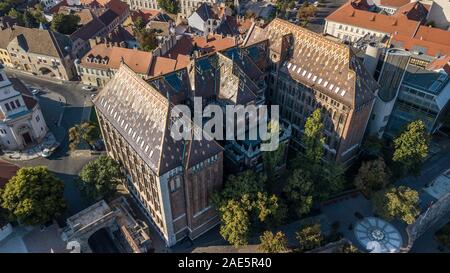 National Archives of Hungary Building, Budapest, Hungary Stock Photo