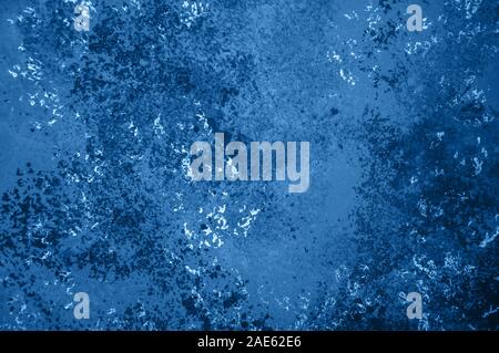 Abstract old vintage blue colored background. In trendy color. Stock Photo