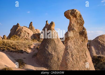 Devrent Valley / Imaginary Valley, a valley full of unique rock formations in Cappadocia, Turkey Stock Photo