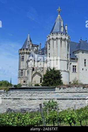 Saumur castle, Loire valley, Maine-et-Loire, France Stock Photo