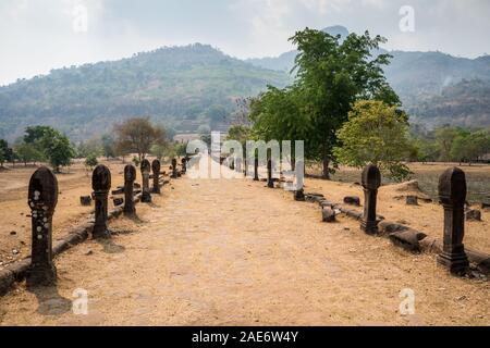 Vat Phou, Pakse, Laos, Asia. Stock Photo