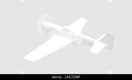 3d rendering of a world war two airplane isolated in a studio background Stock Photo
