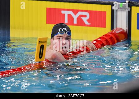 GLASGOW, UNITED KINGDOM. 07th Dec, 2019. during day 4 of the  LEN European Short Course Swimming Championships 2019 at Tollcross International Swimming Centre on Saturday, 07 December 2019. GLASGOW SCOTLAND. Credit: Taka G Wu/Alamy Live News Stock Photo