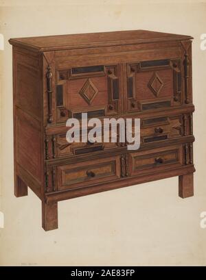 Chest with Two Drawers; circa 1939 date Charles Squires and Harry Eisman, Chest with Two Drawers, c 1939 Stock Photo