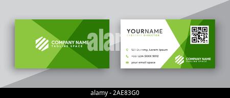 business card. modern business card design. Stock Vector