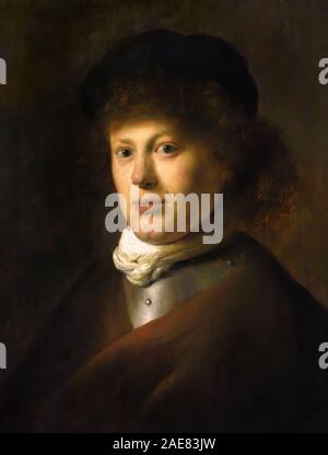 Portrait Rembrandt Harmenszoon van Rijn 1606–1669  by 1629 Jan Lievens (24 October 1607 – 4 June 1674)  Dutch, The Netherlands, Holland, Stock Photo
