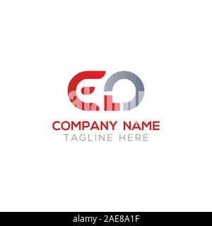 Initial ED Letter Linked Logo. Creative Letter ED Modern Business Logo Vector Template. Initial ED Logo Template Design Stock Vector