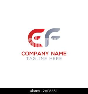 Initial EF Letter Linked Logo Business Vector Template. Creative Letter ...