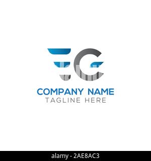 Initial EG Letter Linked Logo. Creative Letter EG Modern Business Logo Vector Template. Initial EG Logo Template Design Stock Vector