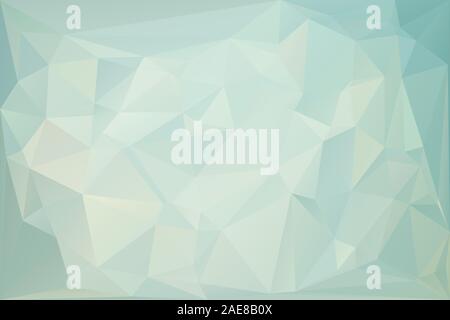 Abstract geometric background with triangles. Vector polygonal texture background. Light sea green abstract business background. EPS10 Stock Vector