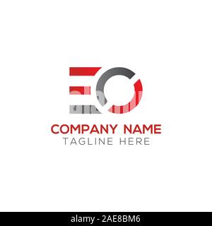 Initial EO Letter Linked Logo. Creative Letter EO Modern Business Logo Vector Template. Initial EO Logo Template Design Stock Vector