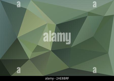 Abstract geometric background with triangles. Vector polygonal texture background. Green abstract business background. EPS10 vector illustration. Stock Vector