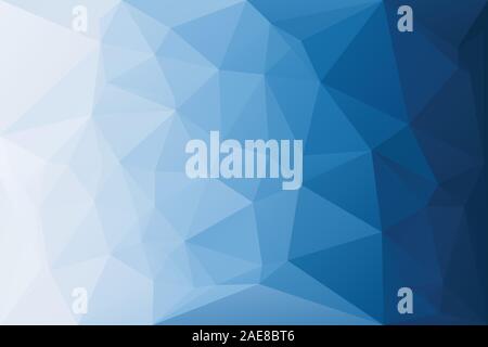 Abstract geometric background with triangles. Vector polygonal texture background. Blue and white abstract business background. EPS10 Stock Vector