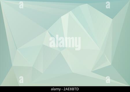Abstract geometric background with triangles. Vector polygonal texture background. Light sea green abstract business background. EPS10 Stock Vector
