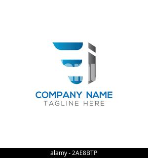 Initial EI Letter Linked Logo. Creative Letter EI Modern Business Logo Vector Template. Initial EI Logo Template Design Stock Vector
