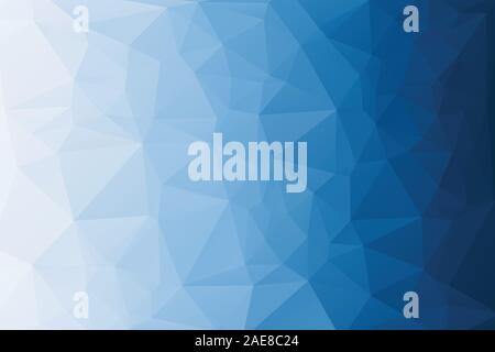 Abstract geometric background with triangles. Vector polygonal texture background. Blue and white abstract business background. EPS10 Stock Vector