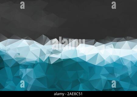 Abstract geometric background with triangles. Vector polygonal texture background. Blue and gray abstract business background. EPS10 Stock Vector