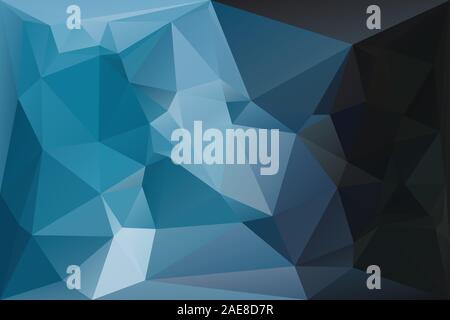 Abstract geometric background with triangles. Vector polygonal texture background. Deep blue abstract business background. EPS10 vector illustration. Stock Vector