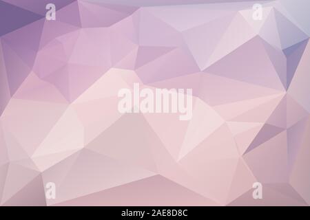 Abstract geometric background with triangles. Vector polygonal texture background. Pink and purple abstract business background. EPS10 Stock Vector