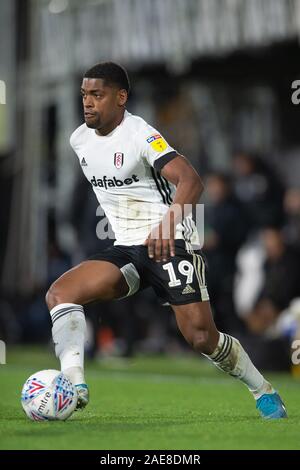 Craven Cottage, London, UK. 7th Dec, 2019. Ivan Cavaleiro of Fulham during the EFL Sky Bet Championship match between Fulham and Bristol City at Craven Cottage, London. Photo by Salvio Calabrese. Editorial use only, license required for commercial use. No use in betting, games or a single club/league/player publications. Credit: UK Sports Pics Ltd/Alamy Live News Stock Photo