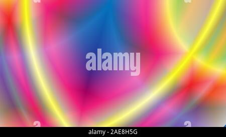 Neon light. Kaleidoscope. Abstract glowing different colors background. Stock Vector