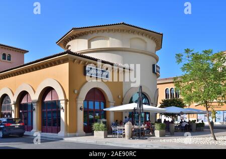 Doha, Qatar - Nov 23. 2019. Eggspectation restaurant in Medina Centrale of The Pearl-Qatar Stock Photo