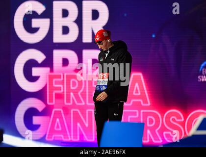 GLASGOW, UNITED KINGDOM. 07th Dec, 2019. Freya Anderson (GBR) competes in WomenÕs 200M Freestyle Final during day 4 of the  LEN European Short Course Swimming Championships 2019 at Tollcross International Swimming Centre on Saturday, 07 December 2019. GLASGOW SCOTLAND. Credit: Taka G Wu/Alamy Live News Stock Photo