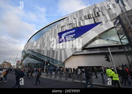 LONDON, ENGLAND - DECEMBER 7TH General view of the venue during the Premier League match between Tottenham Hotspur and Burnley at White Hart Lane, London on Saturday 7th December 2019. (Credit: Ivan Yordanov | MI News ) Photograph may only be used for newspaper and/or magazine editorial purposes, license required for commercial use Credit: MI News & Sport /Alamy Live News