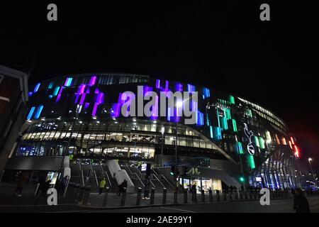 LONDON, ENGLAND - DECEMBER 7TH General view of the venue during the Premier League match between Tottenham Hotspur and Burnley at White Hart Lane, London on Saturday 7th December 2019. (Credit: Ivan Yordanov | MI News ) Photograph may only be used for newspaper and/or magazine editorial purposes, license required for commercial use Credit: MI News & Sport /Alamy Live News Stock Photo