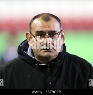 07.12.2019 Leicester, England. Rugby Union. Ex Tigers player Riccardo  Brugnara in action for Calvisano on his return to Welford Road during the  European Challenge Cup round 3 match played between Leicester Tigers