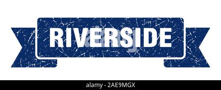 Riverside blue square grunge welcome to stamp Stock Vector Image & Art ...