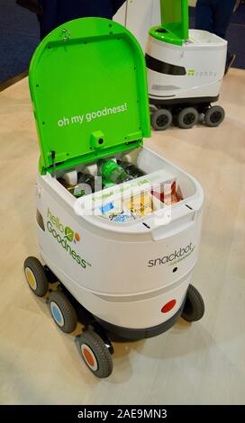 Snackbot SnackBot autonomous, self-driving robot designed to deliver PepsiCo ...
